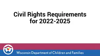 Federal Civil Rights Requirements for Contract Agencies 2022-2025