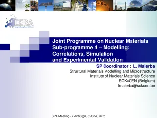 Overview of Joint Programme on Nuclear Materials and European Energy Research Alliance