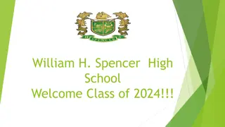 Spencer High School Course Progression & Requirements Overview