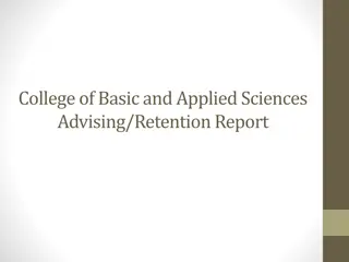 CBAS Retention and Advising Initiatives Report