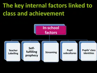 Internal Factors Influencing Academic Achievement: Class and Self-fulfilling Prophecy