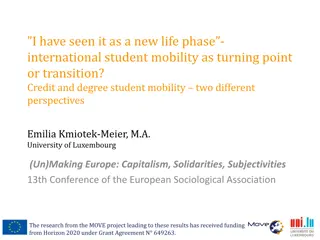 Exploring Student Mobility and Transition in Higher Education