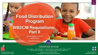 Food Distribution Program and Fraud Reporting Details