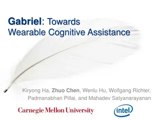 Advancements in Wearable Cognitive Assistance Technology