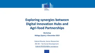 Exploring Digital Innovation Hubs and Agri-food Partnerships in Malaga Workshop