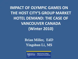 Impact of Hosting Winter Olympic Games on Hotel Demand: Case of Vancouver, Canada