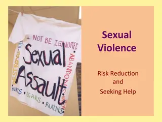 Sexual Violence Risk Reduction and Seeking Help