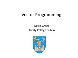 Understanding Vector Programming and Machines