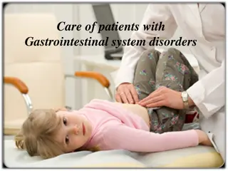 Gastrointestinal System Disorders and Endoscopy Procedures