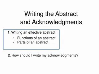 Mastering Abstract Writing for Effective Research Communication