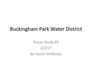 Buckingham Park Water District Tracer Study Results and Analysis