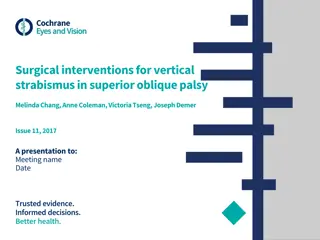 Surgical Interventions for Vertical Strabismus in Superior Oblique Palsy: A Review