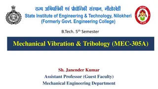 Economic Aspects of Tribology and Types of Lubrication in Mechanical Engineering