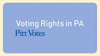 Learn about Voting Rights in Pennsylvania