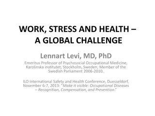 Global Challenges in Work, Stress, and Health