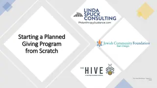 Developing a Strategic Planned Giving Program Workshop