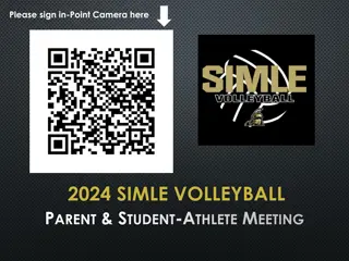 2024 Simle Volleyball Parent & Student-Athlete Meeting Information