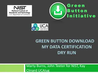 UCAIug Green Button Certification Process Overview