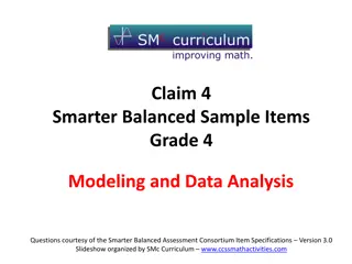 Grade 4 Modeling and Data Analysis Questions