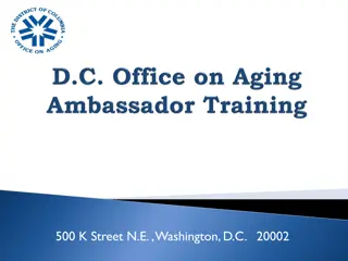 Enhancing Community Services for Seniors and Individuals with Disabilities in Washington, D.C.