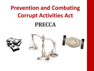 Prevention and Combating of Corrupt Activities Act (PRECCA)