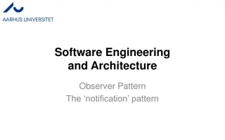 The Observer Pattern in Software Engineering and Architecture