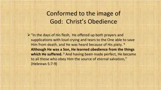 The Significance of Obedience in Christian Faith