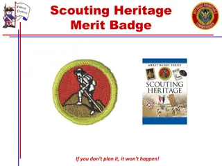 Scouting Heritage Merit Badge Requirements