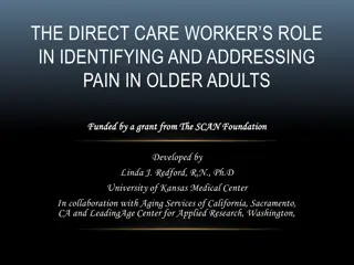 Implementing Non-Drug Therapies for Pain in Older Adults