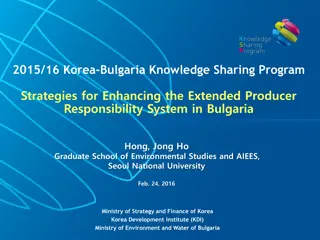 Strategies for Enhancing Extended Producer Responsibility System in Bulgaria