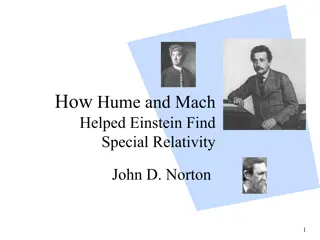 The Influence of Hume and Mach on Einstein's Discovery of Special Relativity