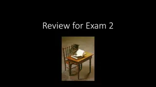 Exam 2 Review and Study Guide with Test Strategies