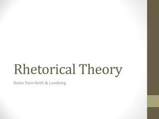 Rhetorical Theory: Key Concepts and Applications