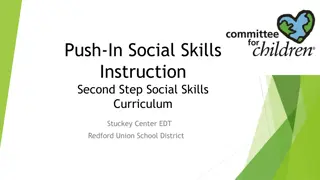 Social Skills Instruction Program at Redford Union School District