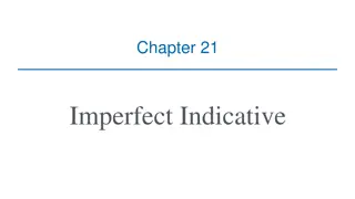 Understanding Imperfect Indicative in Language