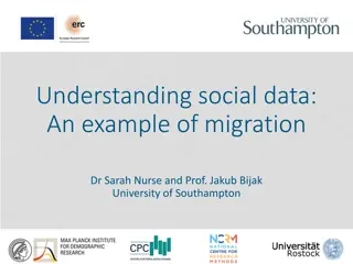 Understanding Social Data: Insights on Migration and Data Quality