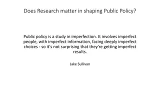 The Impact of Research on Shaping Public Policy