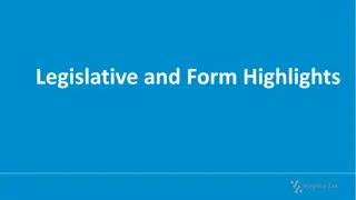 Legislative and Form Updates for Taxpayers in Virginia