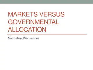 Evolution of Market and Governmental Allocation in Society