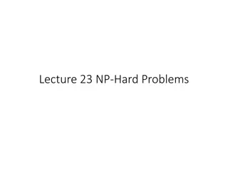 NP-Hard Problems and NP-Completeness