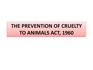 Milestones in Animal Welfare: Evolution of Laws and Societal Awareness