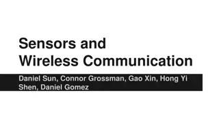 Sensors and Wireless Communication in Technology