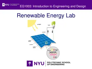 Renewable Energy Lab: Exploring Solar, Wind, and Hydrogen Technologies