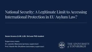 Safeguarding National Security in EU Asylum Law: A Legal Analysis