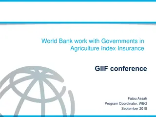 Enhancing Agriculture Resilience: World Bank's Impact through Government Partnerships