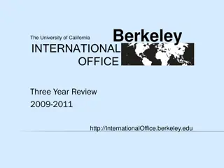 Berkeley International Office Three-Year Review 2009-2011