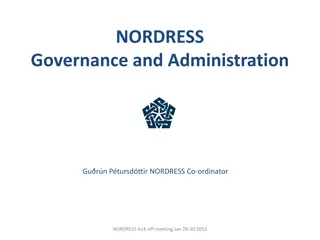 NORDRESS Project Governance and Administration Overview