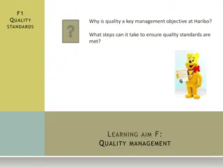 Quality Standards and Total Quality Management at Haribo