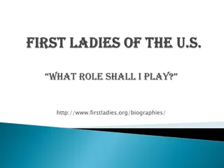 Insights on the Diverse Roles of First Ladies Throughout History