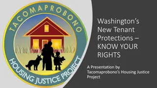 Washington's New Tenant Protections: Know Your Rights Presentation